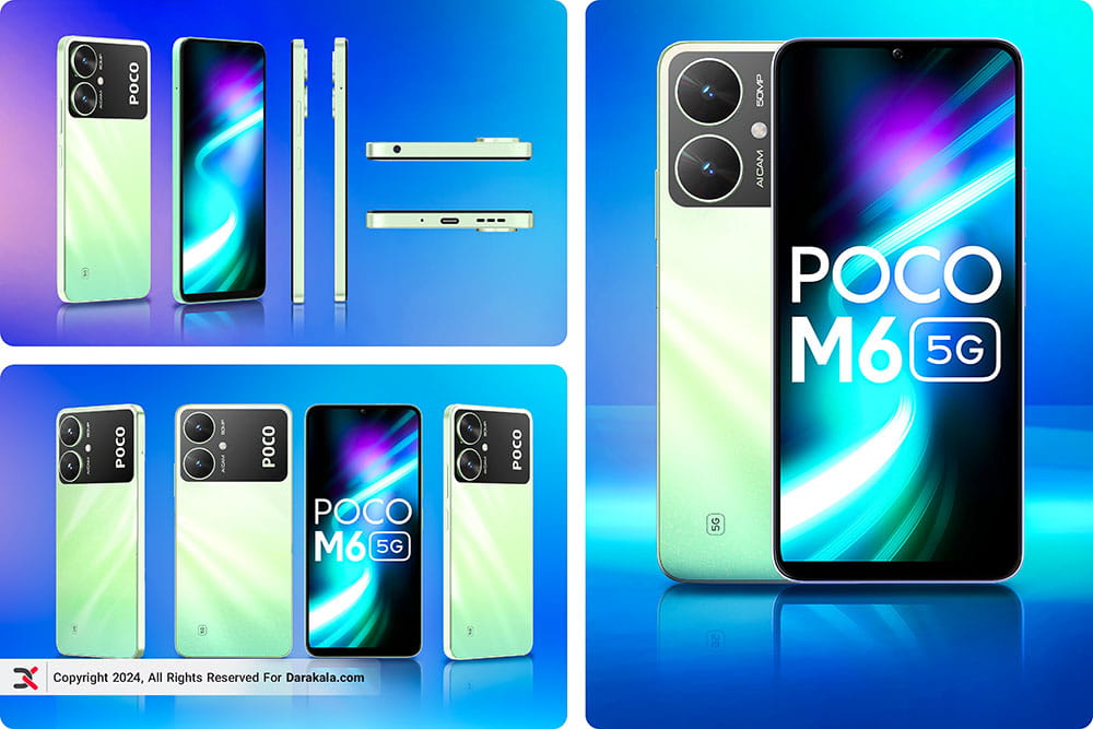 گوشی-Xiaomi Poco M6 5G-طراحی